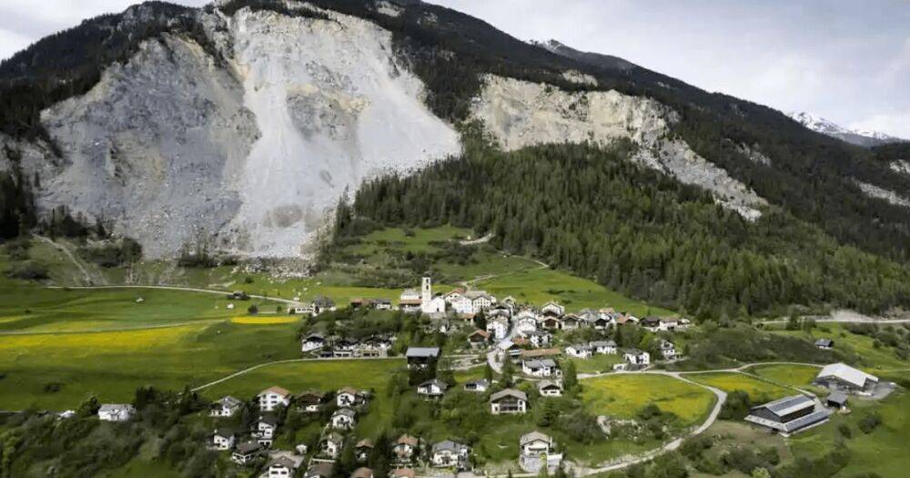 Может упасть огромный кусок скалы: в Швейцарии власти эвакуировали целую деревню (фото)
