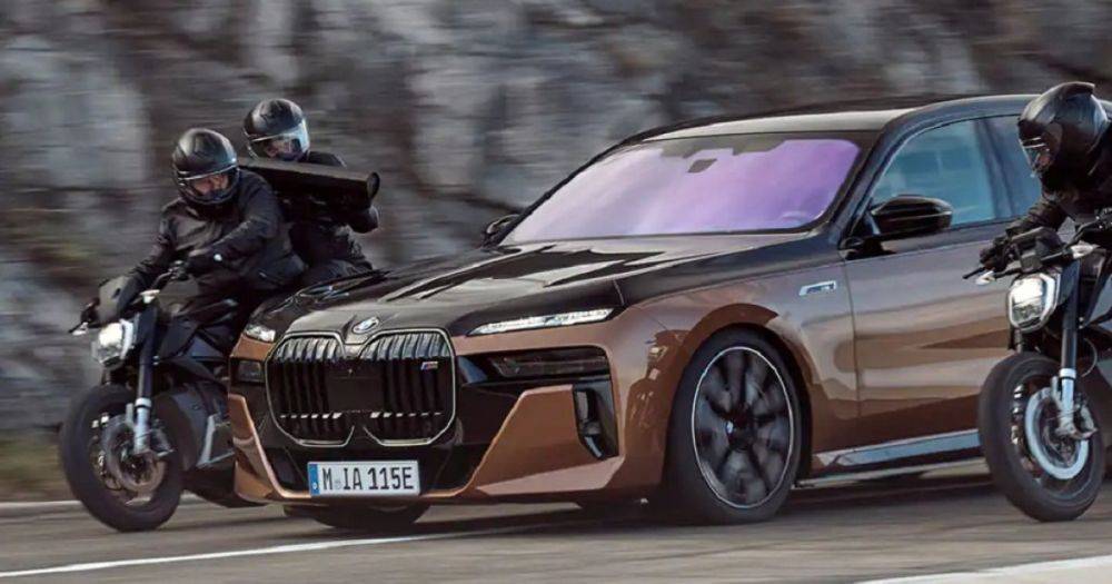 BMW сняли остросюжетное кино с Умой Турман и флагманским электрокаром i7 (видео)