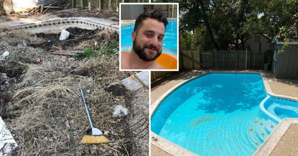Приятный бонус: мужчина купил дом не подозревая о "тайном" бассейне в саду (фото)