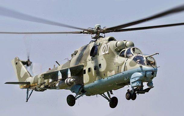 Украинский зенитчик выстрелом из ПЗРК Игла уничтожил российский Ми-24