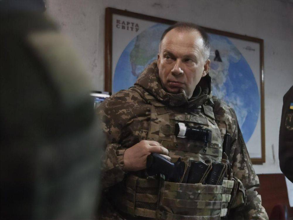 Сырский показал, как украинские военные атаковали блиндажи россиян под Бахмутом