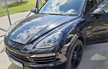 Литовец пытался въехать в Беларусь на угнанном Porsche Cayenne