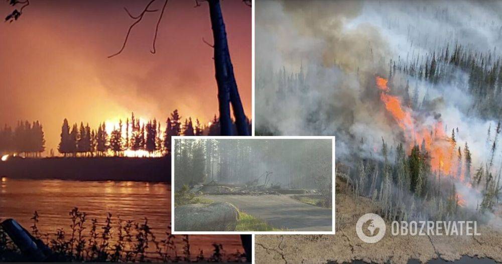 Лесной пожар в Канаде - 10 тысяч человек эвакуируют из-за пожара в Новой Шотландии - фото и видео