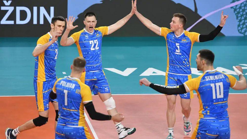 Мужская сборная Украины по волейболу уверенно обыграла Хорватию в Золотой Евролиге-2023
