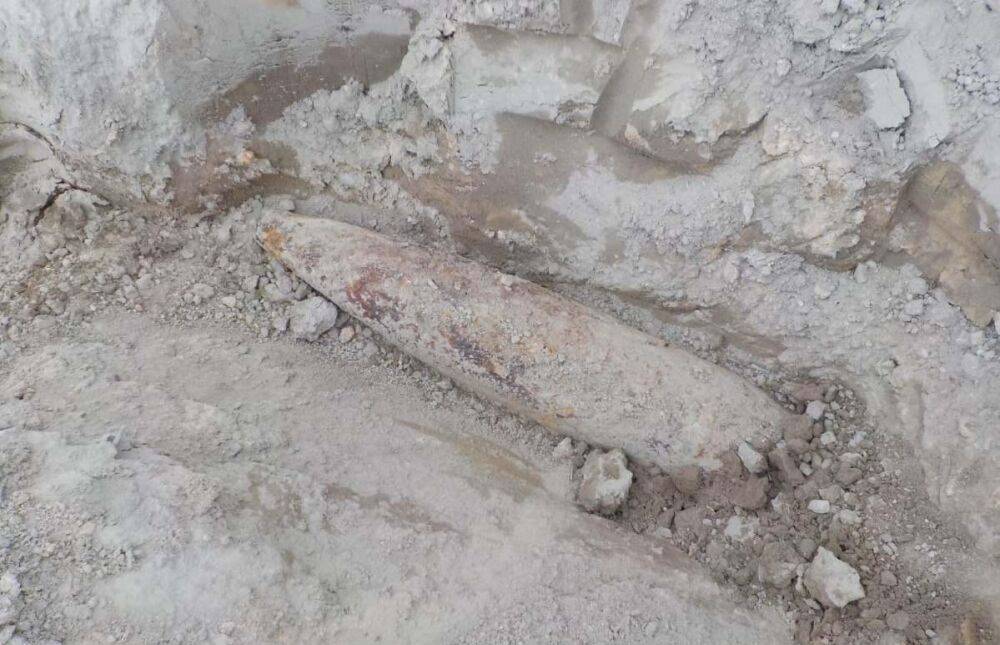 Под Тверью нашли 105-миллиметровый артиллерийский снаряд времен войны
