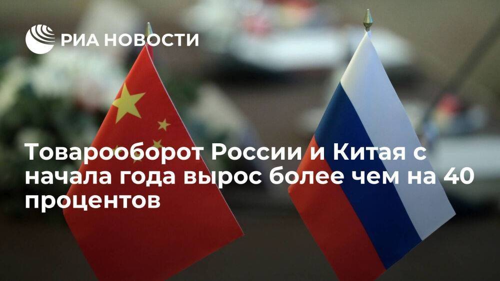 Таможня КНР заявила о росте товарооборота Китая с Россией на 41,3% с начала 2023 года