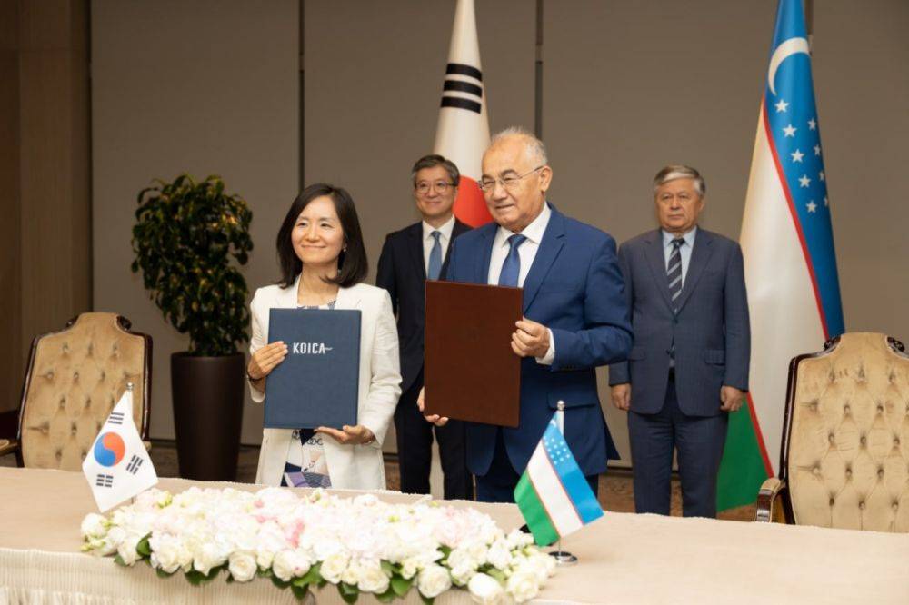 Южная Корея выделила Узбекистану $20 млн на проекты по озеленению городов, развитию фитосанитарной службы и открытости парламента