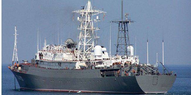 В России заявили об атаке ВСУ на разведывательный корабль