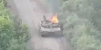 Точный удар. В Харьковской области ВСУ уничтожили российский танк Т-80 — видео