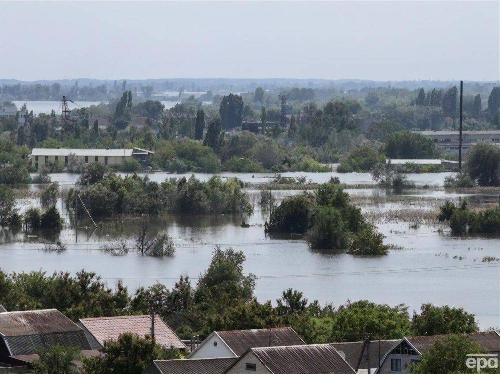 В Олешковской обшине начала отступать вода, но началось массовое разрушение домов – ГВА