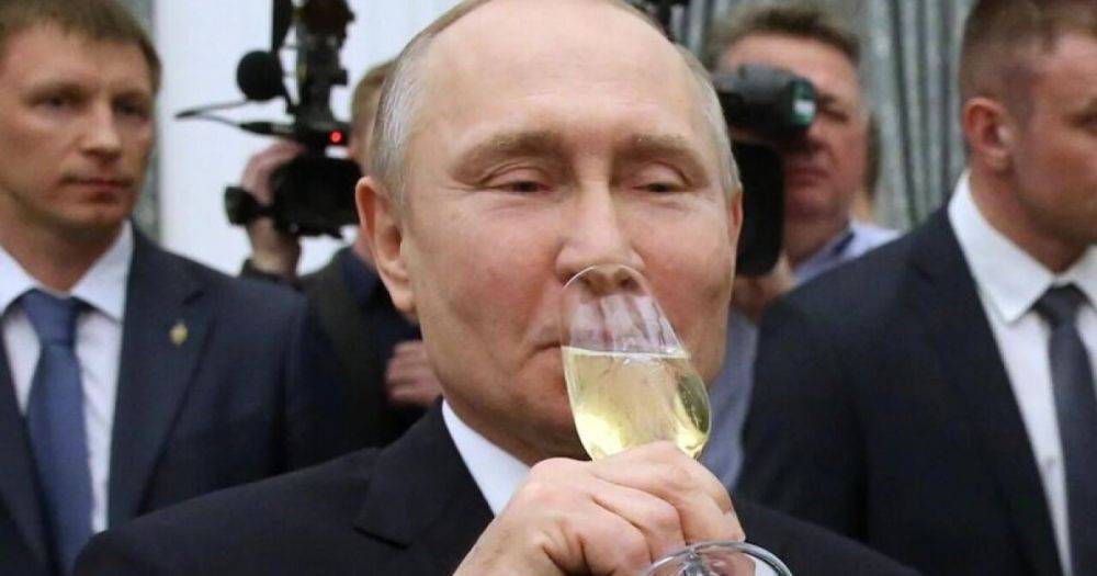 Перед ударом по Кривому Рогу Путин появился с шампанским и обвинил Украину в "обстрелах жилых кварталов" (ВИДЕО)