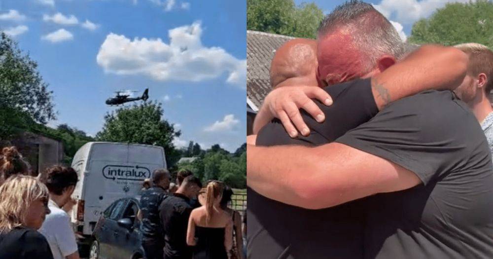 "Это ранит меня": блогер подстроил свою смерть и прилетел на похороны на вертолете (видео)