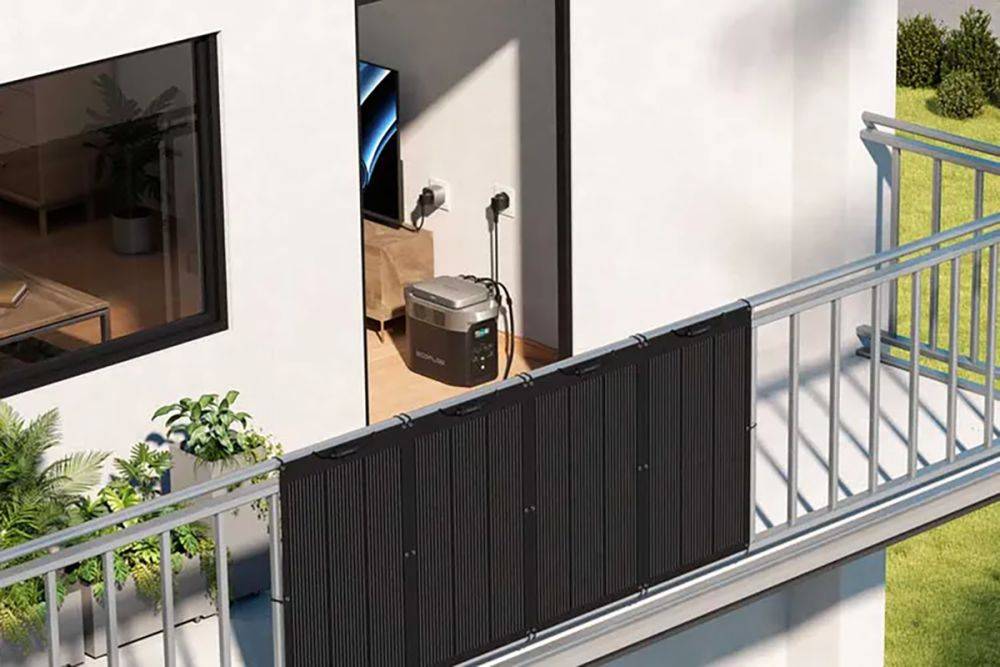EcoFlow представила солнечные батареи PowerStream и PowerOcean для балкона или террасы