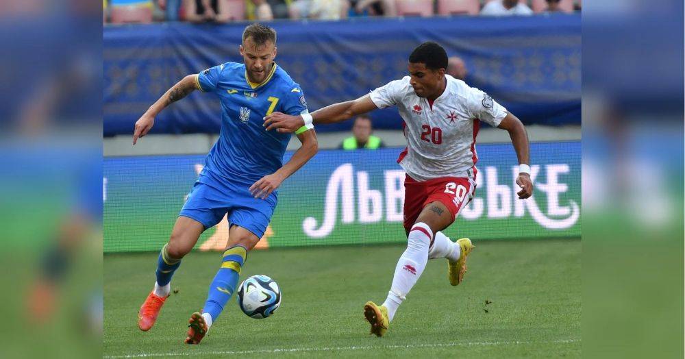 Украина не забила пенальти, но вырвала победу у Мальты: видеообзор матча отбора Евро-2024