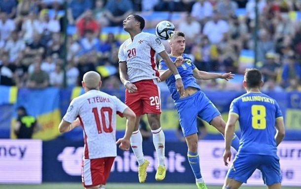 "Украина победила благодаря подарку от арбитра": Мальту возмутило судейство в матче отбора Евро-2024