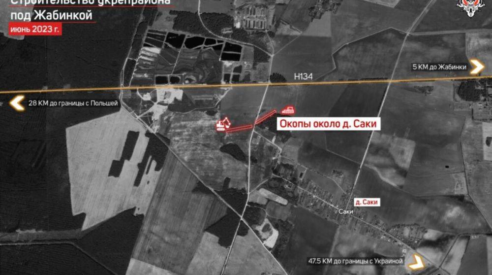 Беларусь начала возводить фортификационные сооружения в одной из областей на границе с Украиной