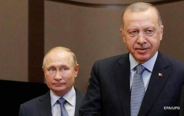 Путин обсудил бунт в России с Эрдоганом