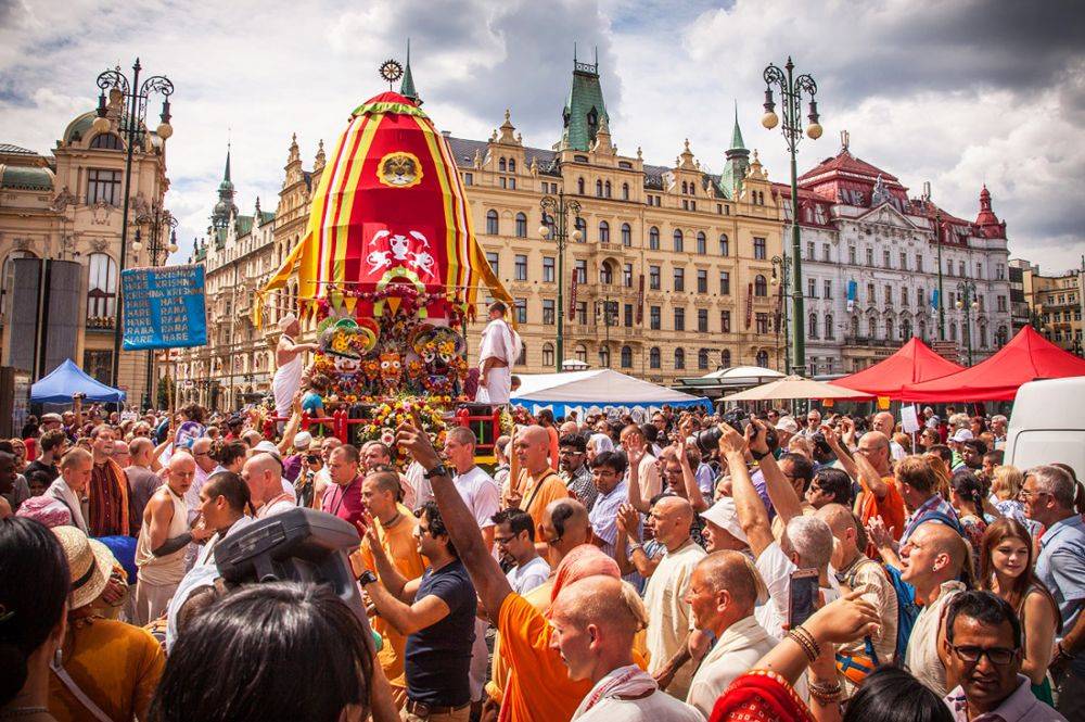 В центре Праги пройдет индийский фестиваль Ратха-ятра