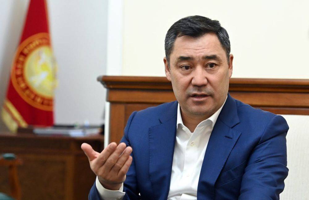 "Кыргызстан готов работать бок о бок с ЕС", - Садыр Джапаров
