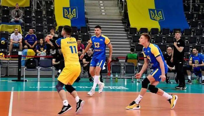 Мужская сборная Украины по волейболу обыграла Бельгию в Золотой Евролиге-2023