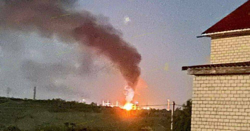 В Белгородской области в результате атаки БПЛА загорелся энергообъект (фото)