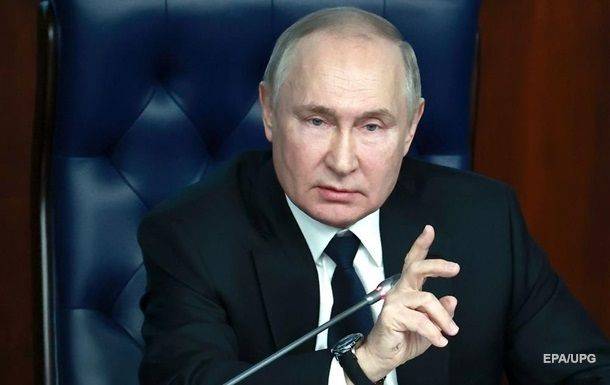 Путин заявил о "начале украинского контрнаступления" - росСМИ