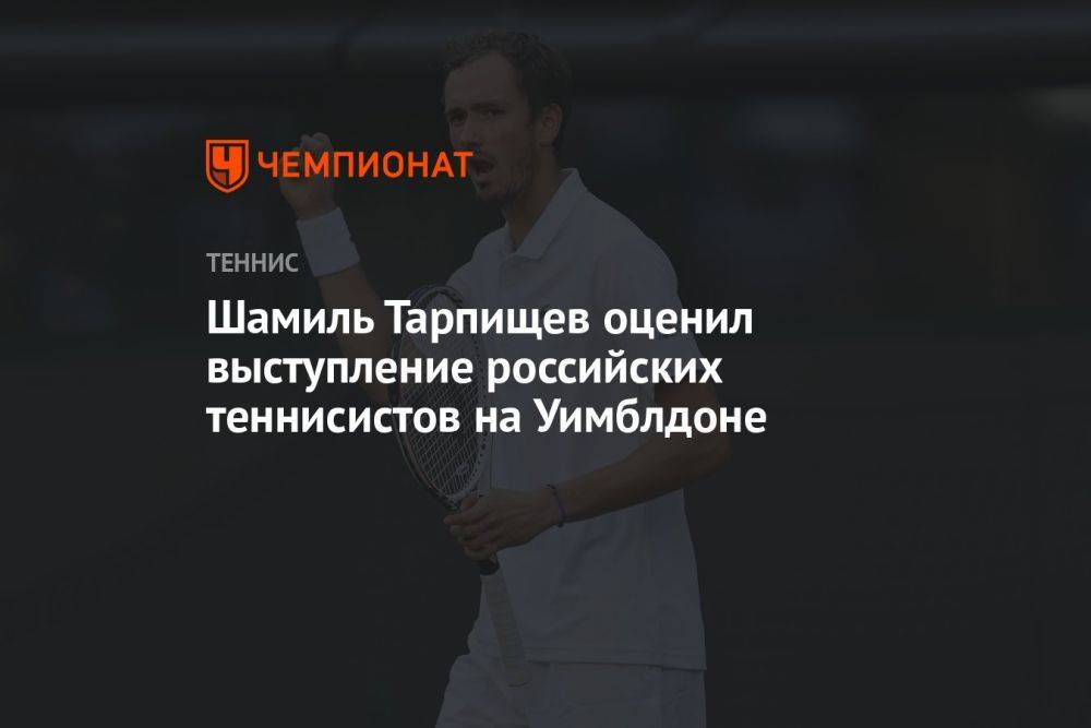 Шамиль Тарпищев оценил выступление российских теннисистов на Уимблдоне