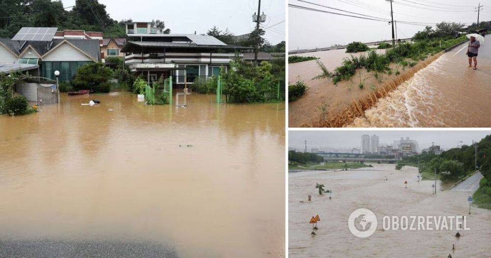 Оползни и наводнения в Южной Корее – сколько погибших и пропавших без вести – фото, видео