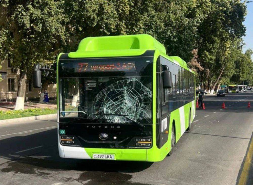 В Ташкенте автобус сбил насмерть пешехода