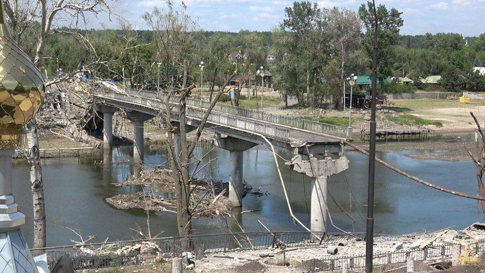 В Святогорске стартовал ремонт моста через Северский Донец