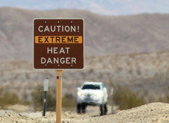 Турист умер в Долине Смерти на фоне жары 49,4 градуса