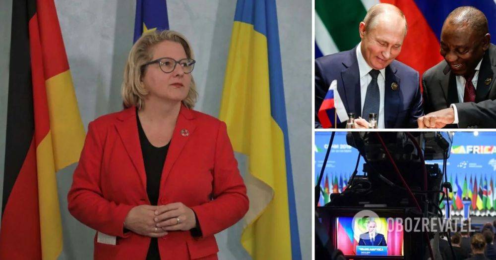 Саммит Россия Африка в Петербурге – министр Свенья Шульце назвала пиар-шоу Путина