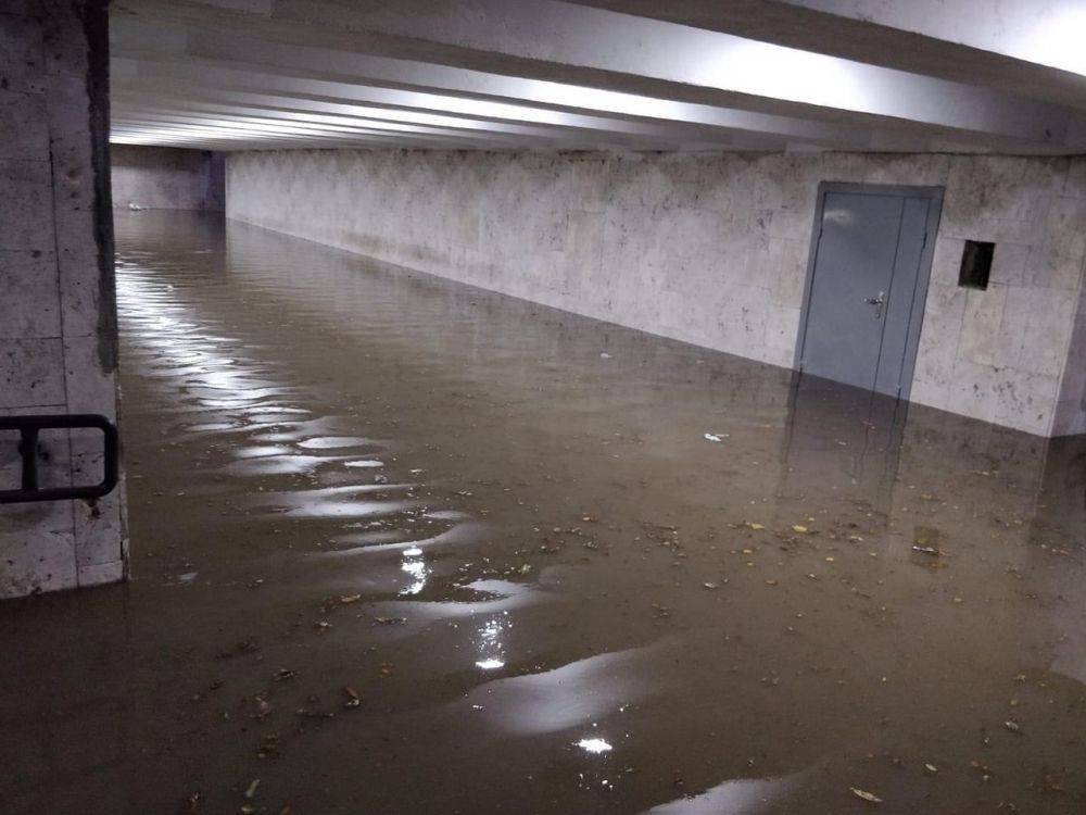 Непогода в Киеве 7 июля – вода затопила подземные переходы - видео