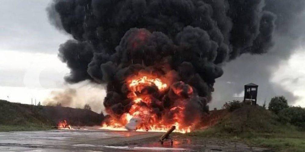 Взрыв на аэродроме Сольцы - опубликовано фото уничтоженного самолета