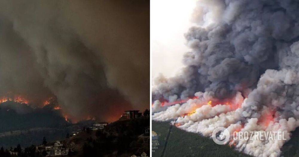 Лесные пожары в Канаде - в Британской Колумбии введено чрезвычайное положение