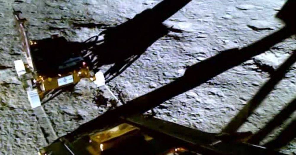 Исторические кадры. Обнародован ролик первых "шагов" лунохода миссии "Чандраян-3" на Луне (видео)