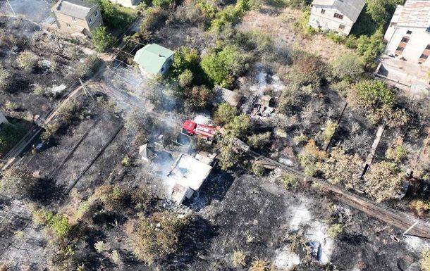 В Одесском районе потушили масштабный пожар