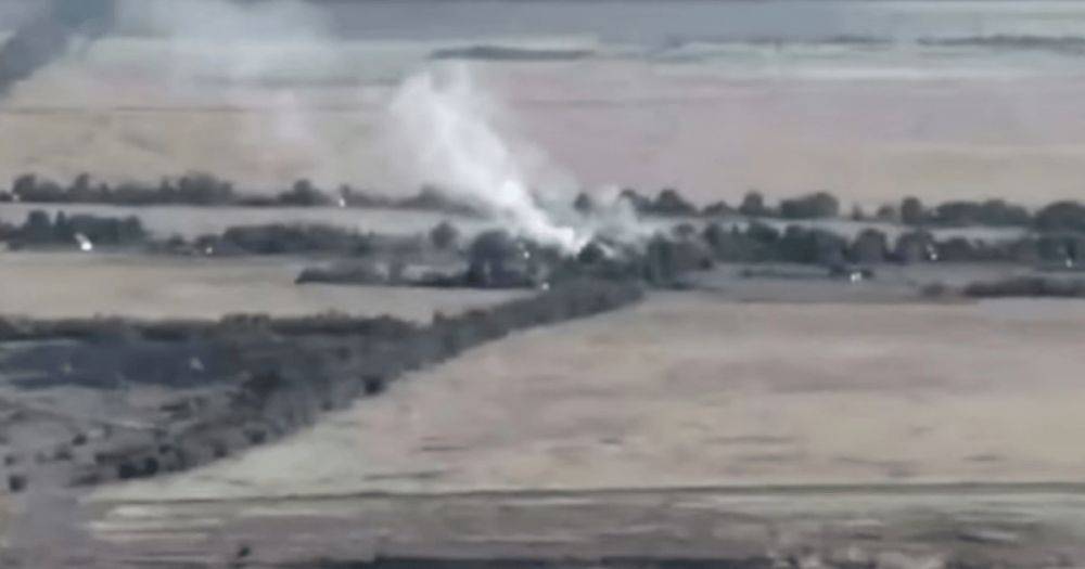 Бойцы бригады "Спартан" уничтожили вражескую МТ-ЛБ (видео)