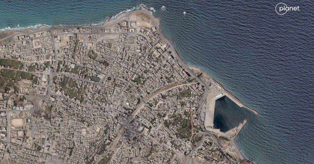 В пустыне появились озера и реки: снимки из космоса показали последствия урагана "Даниэль" в Ливии (фото)