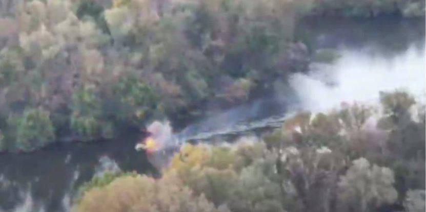 В Херсонской области украинские военнослужащие уничтожили три надводные лодки россиян