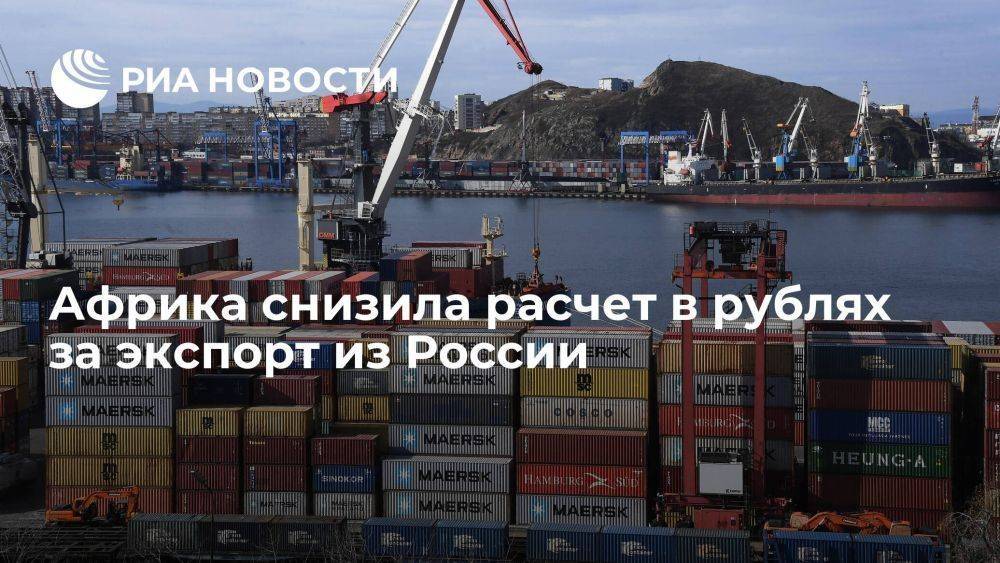 РБК: Африка резко снизила расчет в рублях за экспорт из России летом 2023 года