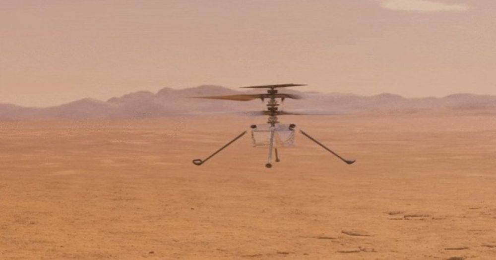 Еще одно достижение NASA: вертолет на Марсе установил новый рекорд высоты полета (фото)