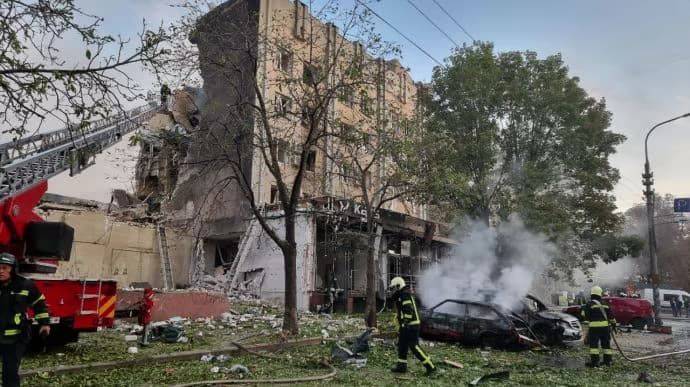 Удар по гостинице в центре Черкасс: завершили разбор завалов