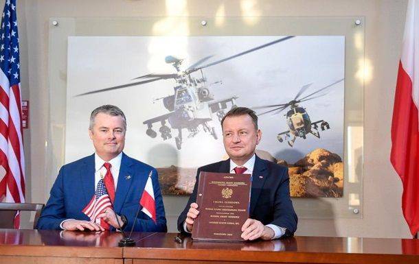 Польша подписала соглашение о покупке 96 вертолетов Apache