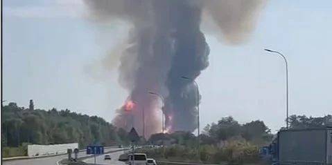В Полтавской области произошел взрыв на магистральном газопроводе — фото, видео