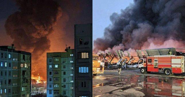 В Ташкенте на таможенном складе произошел мощный взрыв, есть пострадавшие