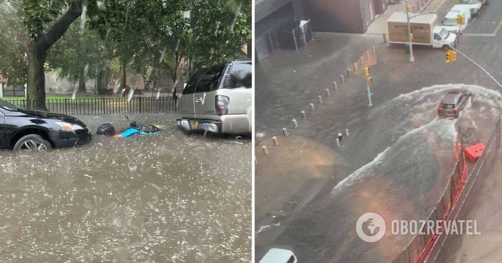 Ливни в Нью-Йорке – 8,5 млн жителей Нью-Йорка находятся под угрозой наводнения – фото