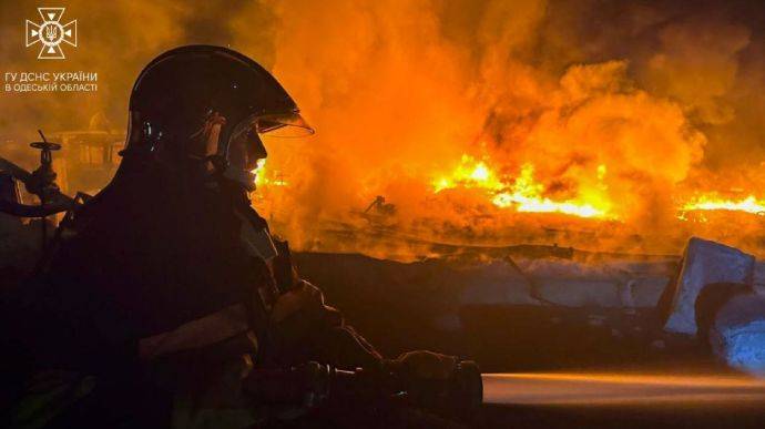 Одесская область: спасатели показали последствия российской атаки