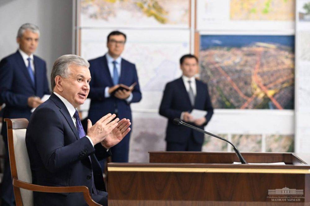Мирзиёеву презентовали проект генерального плана города Новый Ташкент