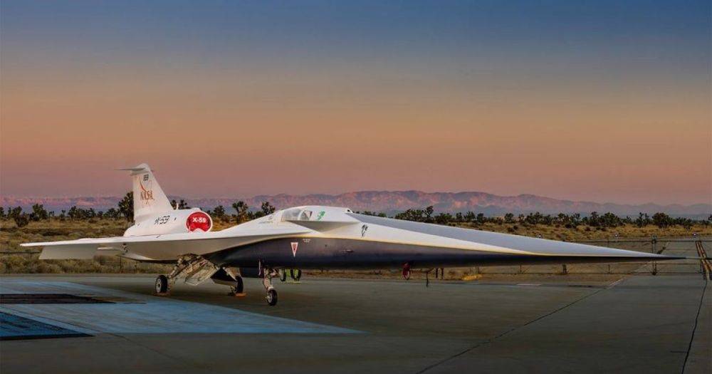 NASA показало свой революционный "тихий" сверхзвуковой самолет X-59: что известно (фото)